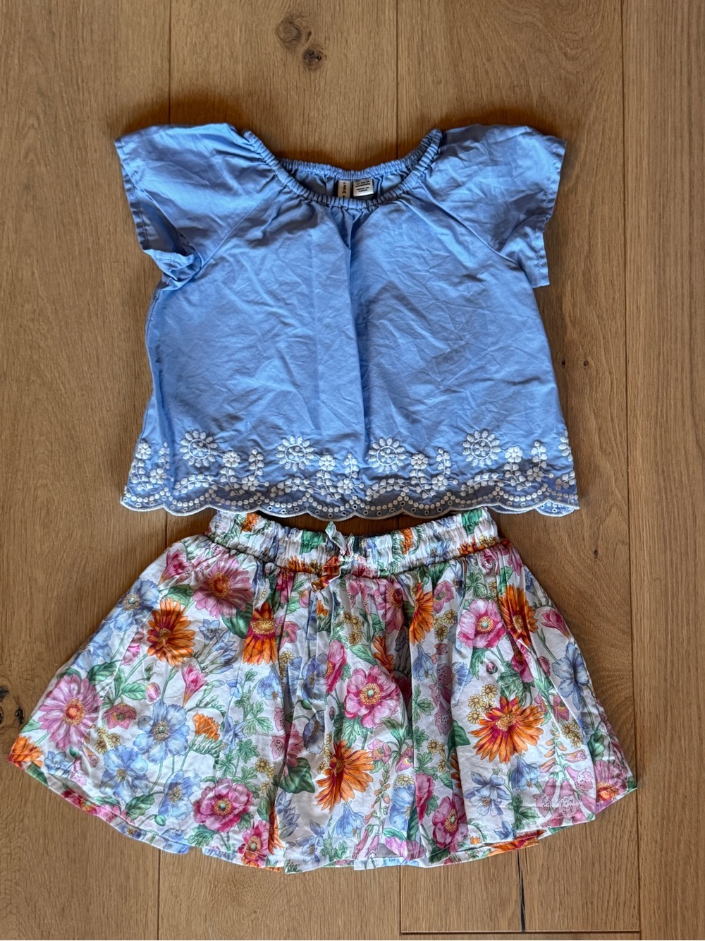 Janie and Jack Skirt & Top Set